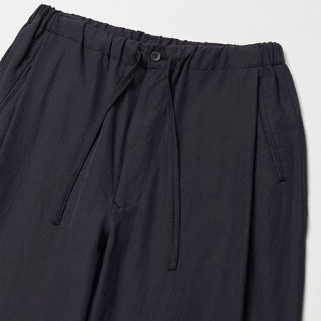 ULTERIOR（アルテリア）"WASHED WOOL SILK TWILL DRAWSTRING PANTS"