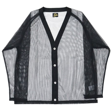 NEEDLES（ニードルス）"V-Neck Cardigan - Tulle Dot Lace"