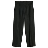 OUR LEGACY（アワー レガシー）"BORROWED CHINO - Coal Black Link Stripe Weave"