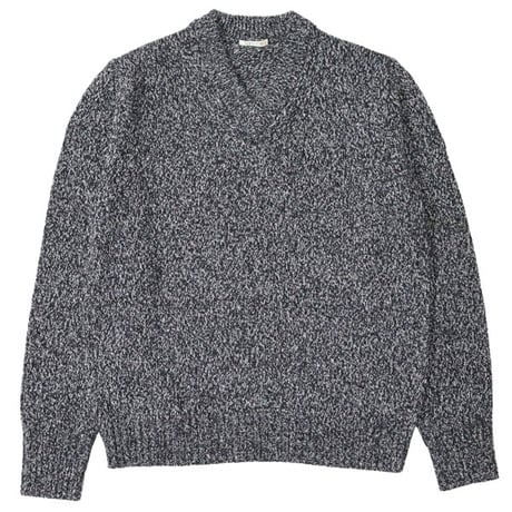 美品✨HEUGN ユーゲン コットンニット cut003 ライトグレー　XL 35180_thumbnail.jpg