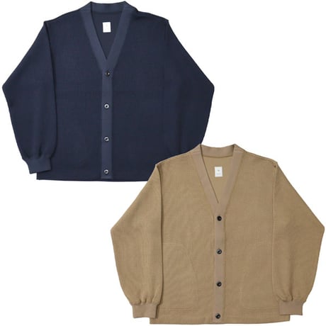 KICS DOCUMENT.（キクスドキュメント）"1/4 GG PE CARDIGAN"