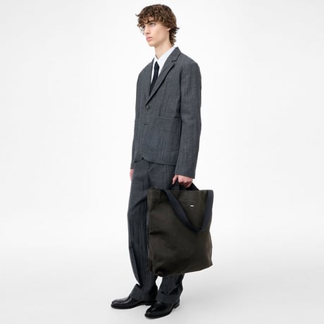 OUR LEGACY（アワー レガシー）"TOWERING TOTE - Dark Olive Ultra Canvas"