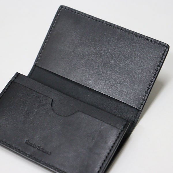 Hender Scheme エンダースキーマ　名刺入れ　黒 Hender Scheme (エンダースキーマ) folded card case / フォール