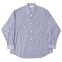 Graphpaper（グラフペーパー）"Broad Stripe L/S Oversized Regular Collar Shirt