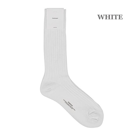 Graphpaper（グラフペーパー）"Graphpaper Rib Socks"