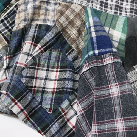 REBUILD BY NEEDLES（リビルドバイニードルス）"Flannel Shirt - Cache Coeur Blouse"