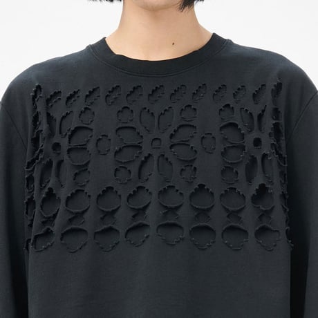 OUR LEGACY（アワー レガシー）"TOUR LONGSLEEVE - Cut Fairisle Ink Band Jersey"
