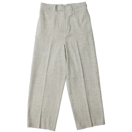 nonnotte（ノノット）"Wide Trousers - Cotton×Summer Wool Small Pattern Sucker"