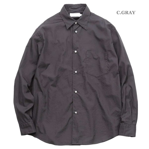 トップス Graphpaper Broad Regular Collar Shirt Broad Regular Collar Shirt – Graphpaper