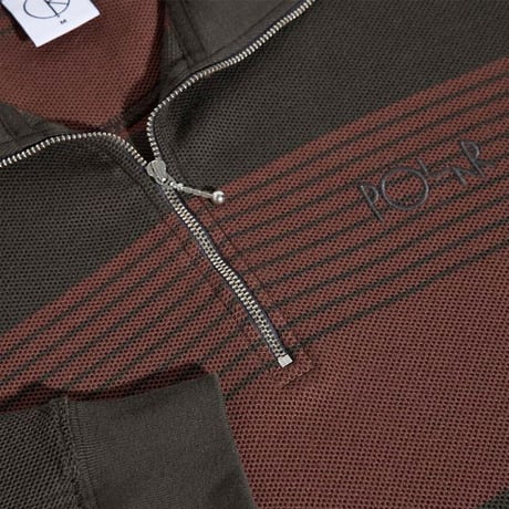 POLAR SKATE CO.（ポーラー スケート カンパニー）"Half Zip LS Shirt | Pique"
