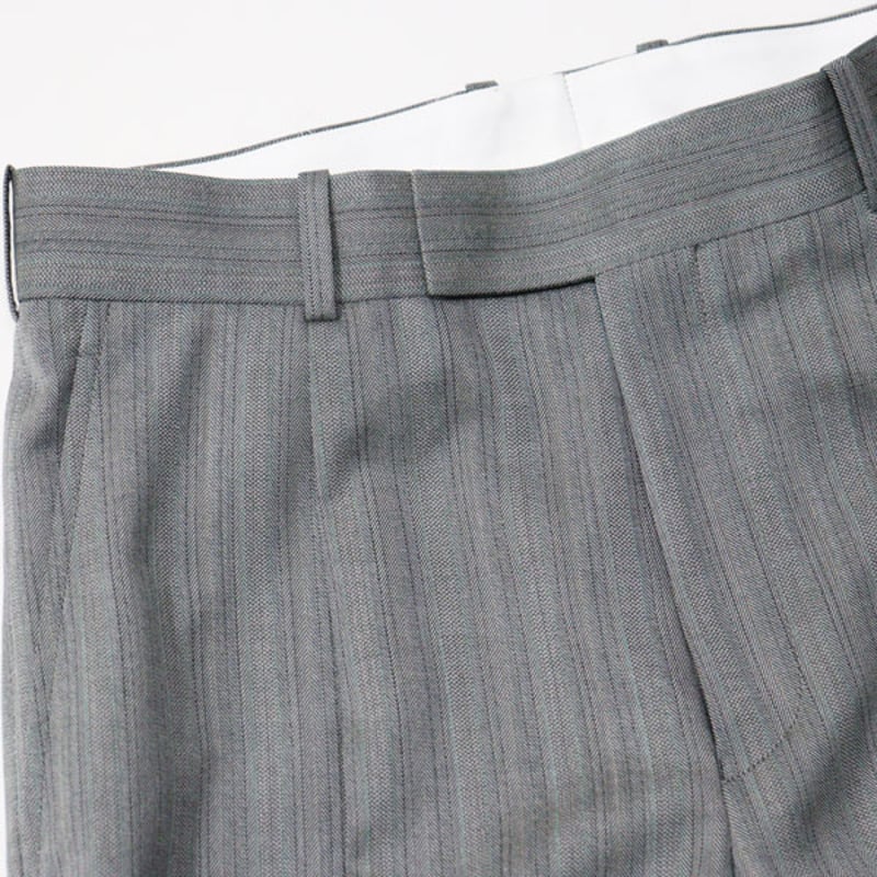 MAATEE&SONS マーティーアンドサンズ ウールシルクスラックス サイズ2 MAATEE&SONS マーティーアンドサンズ ウールシルクスラックス