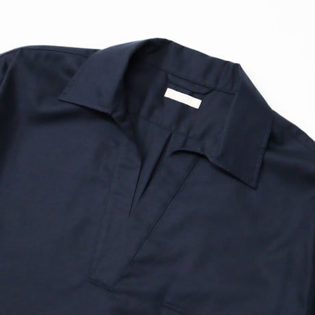 ULTERIOR（アルテリア）"SILKY SOFT TWILL SKIPPER SHIRT"