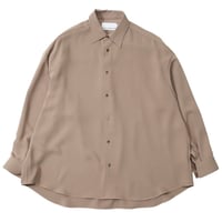 Ladie's / Graphpaper（レディース グラフペーパー）"Satin Oversized Regular Collor Shirt"