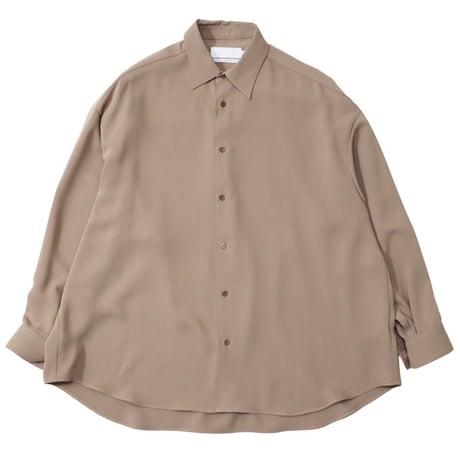 Ladie's / Graphpaper（レディース グラフペーパー）"Satin Oversized Regular Collor Shirt"