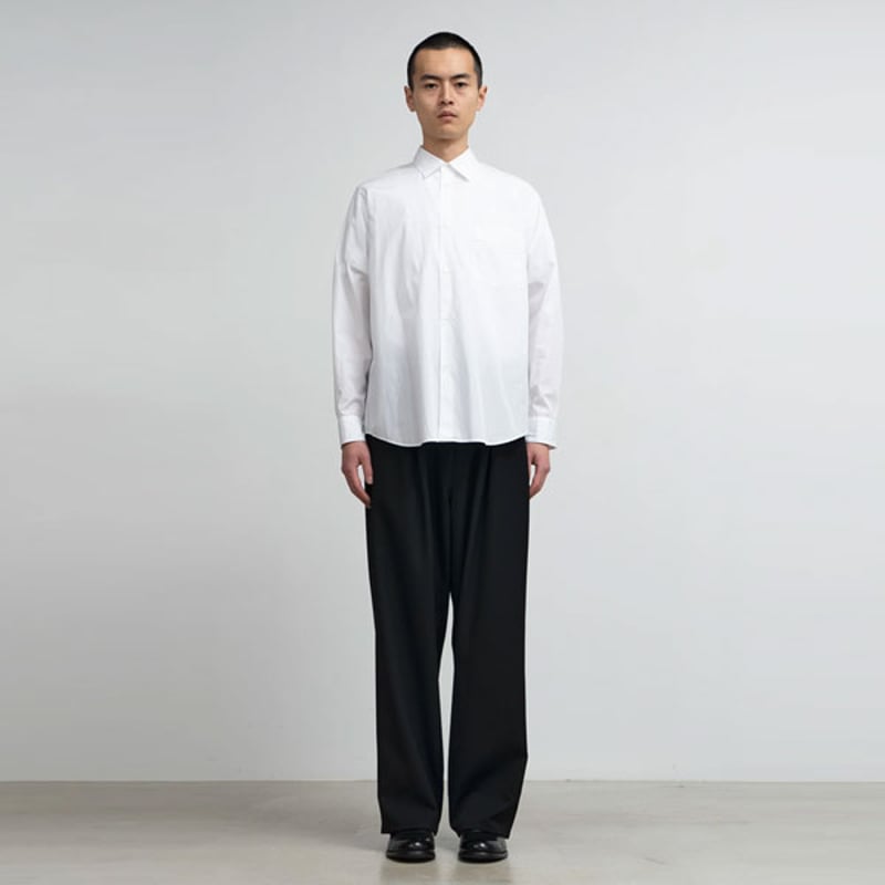 graphpaper（グラフペーパー）Regular Collar Shirt Graphpaper (グラフペーパー) Oxford Oversized Band Collar