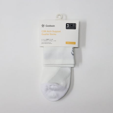 Goldwin（ゴールドウィン）"C3fit Arch Support Quarter Socks"