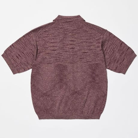 ULTERIOR（アルテリア）"MELANGE SLUB YARN KNIT P/S"