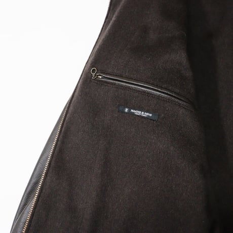 MAATEE&SONS（マーティーアンドサンズ）"SPANISH LAMB 裏カシミヤ SPORTS JACKET"