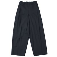 nonnotte（ノノット）"Draping Crotch Box Pleats 1Tuck Trousers"