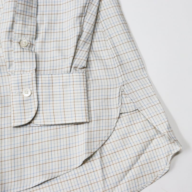 MAATEE&SONS（マーティーアンドサンズ）　　タッターソール　シャツ MAATEE&SONS マーティーアンドサンズ｜ELIZABETH SILKPOPLIN