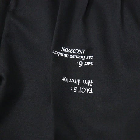 DAIRIKU（ダイリク）""TATTOO" Adjuster Wide Slacks"
