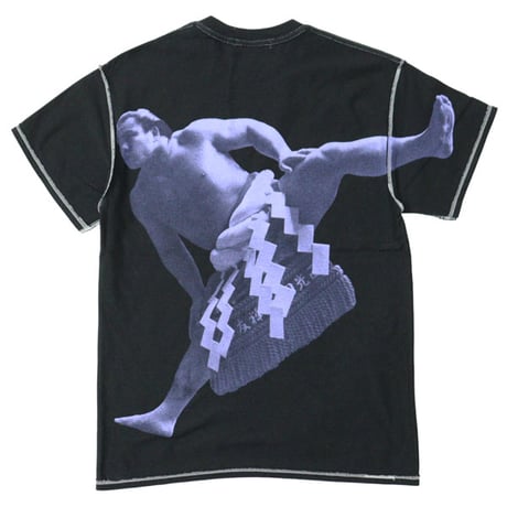 OVERCOAT（オーバーコート）"Chiyonofuji Collaboration Panda T-shirt - black"