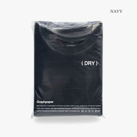 Graphpaper（グラフペーパー）"DRY 2-Pack Crew Neck Tee"