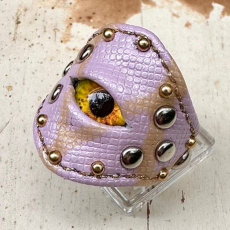 「ナゾノセイブツ」Leather Ring（Aletha）