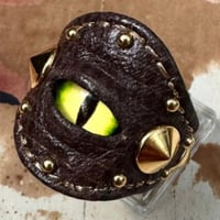 「ナゾノセイブツ」Leather Ring（Dowell）