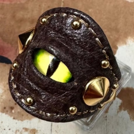 「ナゾノセイブツ」Leather Ring（Dowell）