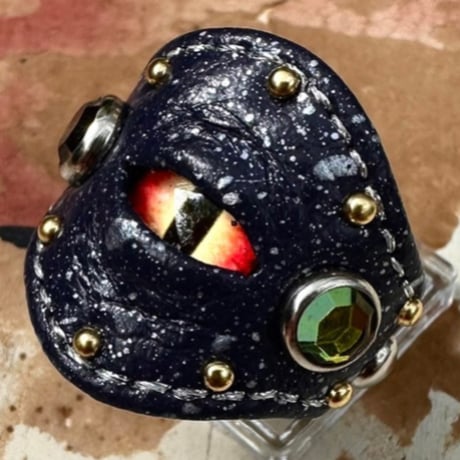 「ナゾノセイブツ」Leather Ring（Bruce）