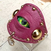 "ナゾノセイブツ" Leather Ring（Chloe）