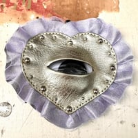 ☆新作☆"メメ"Hair Clip（ゴールドシルバーフリル）左用