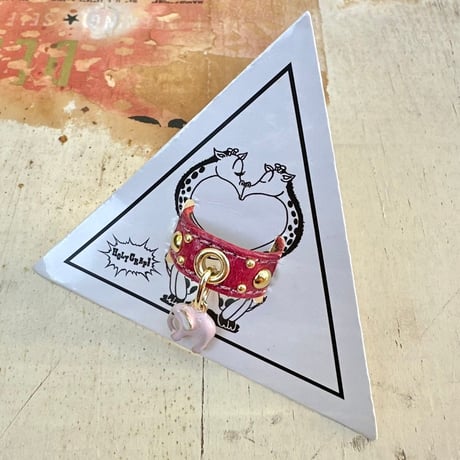 Leather Ring（ピンクエレファント）