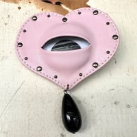 ☆新作☆"メメ"Hair Clip（ピンクビッグティアドロップ）右用
