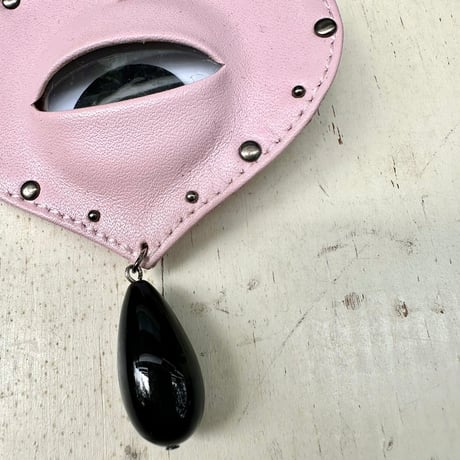 ☆新作☆"メメ"Hair Clip（ピンクビッグティアドロップ）右用
