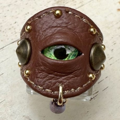 "ナゾノセイブツ" Leather Ring（Kev）
