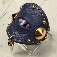 "ナゾノセイブツ" Leather Ring（Anvil）