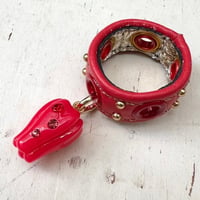 ☆新作☆ Leather Ring（ぷらぷらパプリカ）