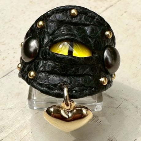 "ナゾノセイブツ" Leather Ring（Egan）