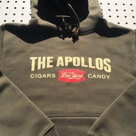 THE APOLLOS / CIGARS SHOP パーカー（オリーブ）