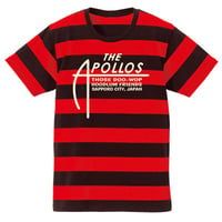 THE APOLLOS / A-LOGO ボーダーTee （レッド×ブラック）