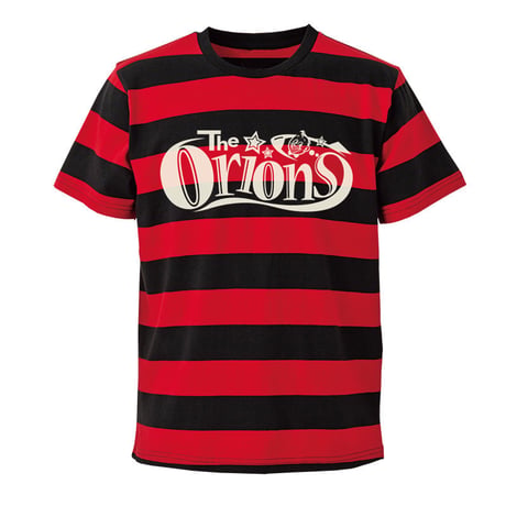 The ORIONS / O-LOGOボーダー Tee A（レッド×ブラック）