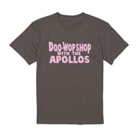 THE APOLLOS / DOO-WOP SHOP Tee（チャコール×ピンク）