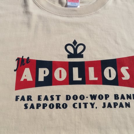 THE APOLLOS / CROWN Tee（ナチュラル）（ホワイト）