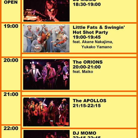 7.14 大阪 DOO-WOP CARNIVAL 2 at 梅田 ALWAYS