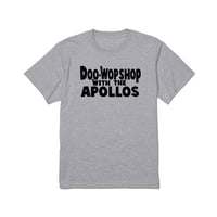 THE APOLLOS / DOO-WOP SHOP Tee（アッシュ×ブラック）