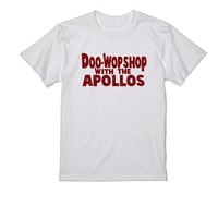 THE APOLLOS / DOO-WOP SHOP Tee（ホワイト×レッド）
