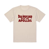 THE APOLLOS / DOO-WOP SHOP Tee（ナチュラル×レッド）