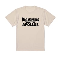 THE APOLLOS / DOO-WOP SHOP Tee（ナチュラル×ブラック）